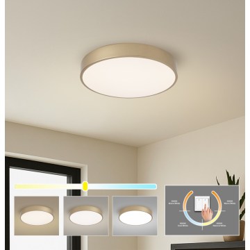 Brilagi - LED Stropní svítidlo POOL LED/48W/230V 3000/4000/6000K pr. 40 cm zlatá
