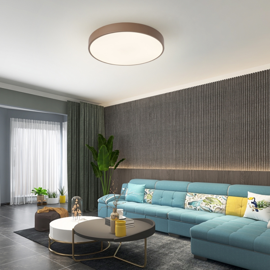 Brilagi - LED Stropní svítidlo POOL LED/60W/230V 3000/4000/6000K pr. 50 cm hnědá