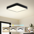 Brilagi - LED Stropní svítidlo POOL SQUARE LED/36W/230V 3000/4000/6000K 40x40 cm černá
