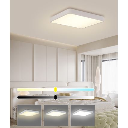 Brilagi - LED Stropní svítidlo POOL SQUARE LED/36W/230V 3000/4500/6000K 40x40 cm bílá