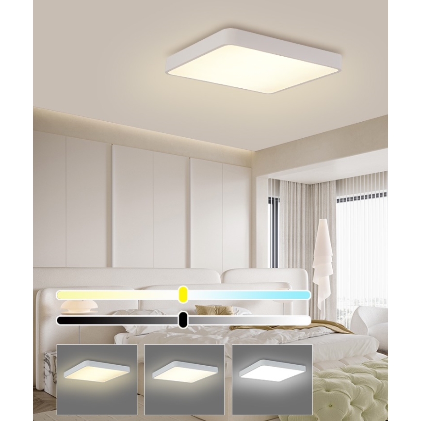 Brilagi - LED Stropní svítidlo POOL SQUARE LED/36W/230V 3000/4500/6000K 40x40 cm bílá