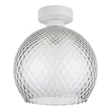 BRILAGI - LED Stropní svítidlo RETRO GLASS 1xE27/60W/230V pr. 25 cm bílá/kouřová šedá
