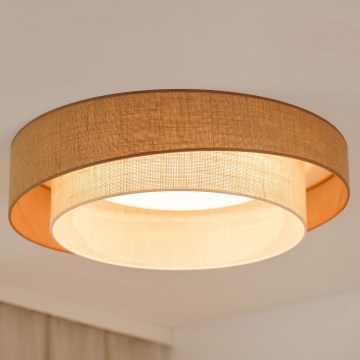 Brilagi - LED Stropní svítidlo SHINE LED/24W/230V pr. 60 cm béžová/krémová