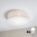 Brilagi - LED Stropní svítidlo SIRIJA 4xE27/15W/230V pr. 60 cm bílá