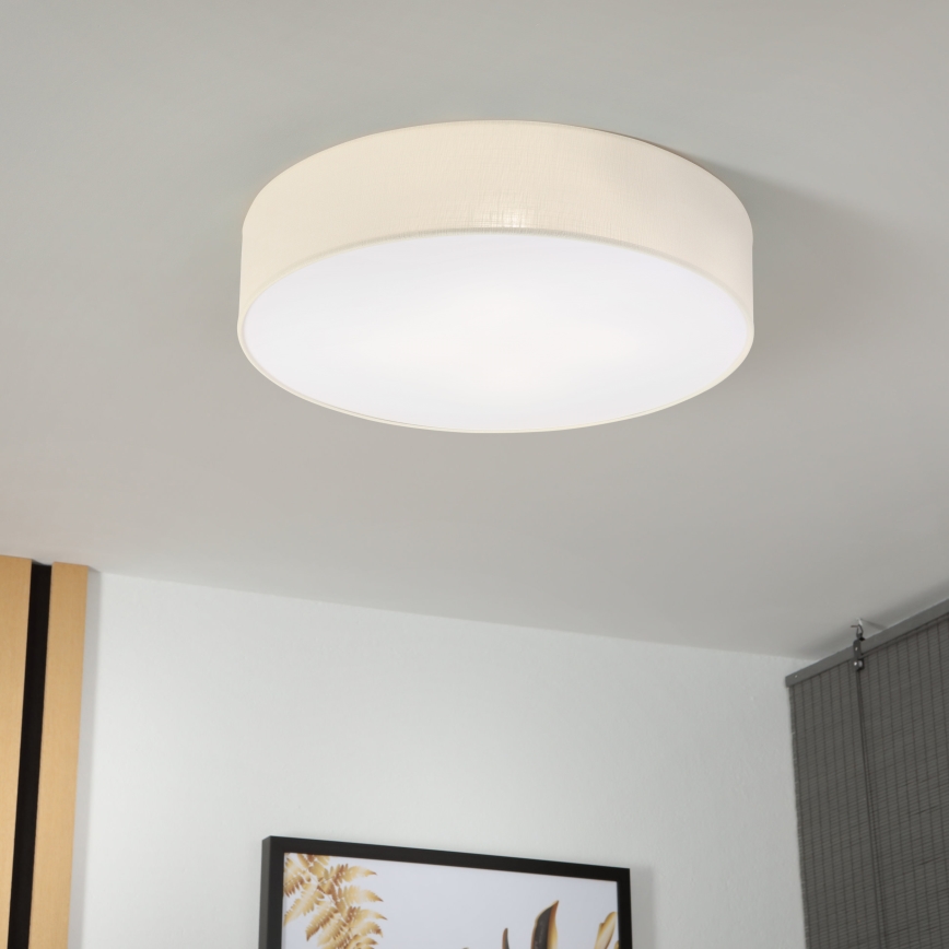 Brilagi - LED Stropní svítidlo SIRIJA 4xE27/15W/230V pr. 60 cm krémová