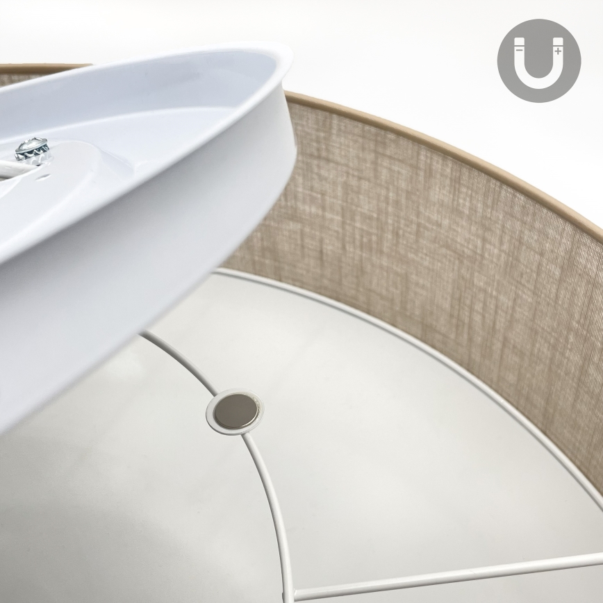 Brilagi - LED Stropní svítidlo SIRIJA 4xE27/60W/230V pr. 60 cm béžová