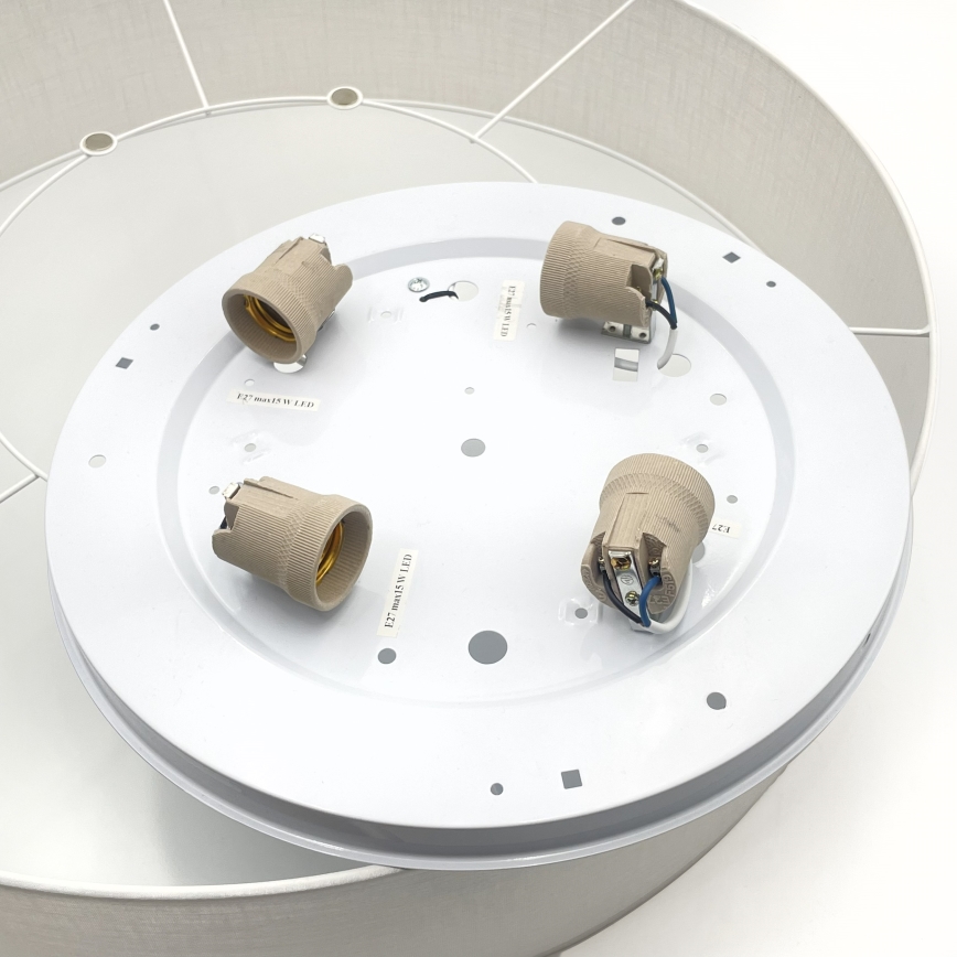 Brilagi - LED Stropní svítidlo SIRIJA 4xE27/60W/230V pr. 60 cm bílá