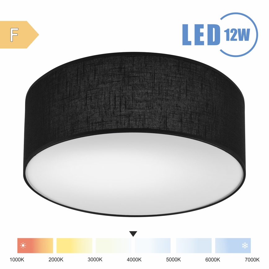 Brilagi - LED Stropní svítidlo SIRIJA LED/12W/230V pr. 35 cm černá
