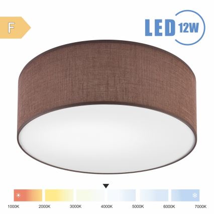 Brilagi - LED Stropní svítidlo SIRIJA LED/12W/230V pr. 35 cm hnědá