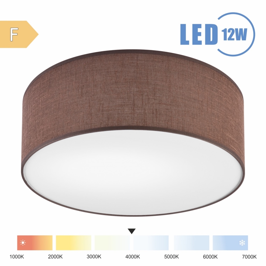 Brilagi - LED Stropní svítidlo SIRIJA LED/12W/230V pr. 35 cm hnědá
