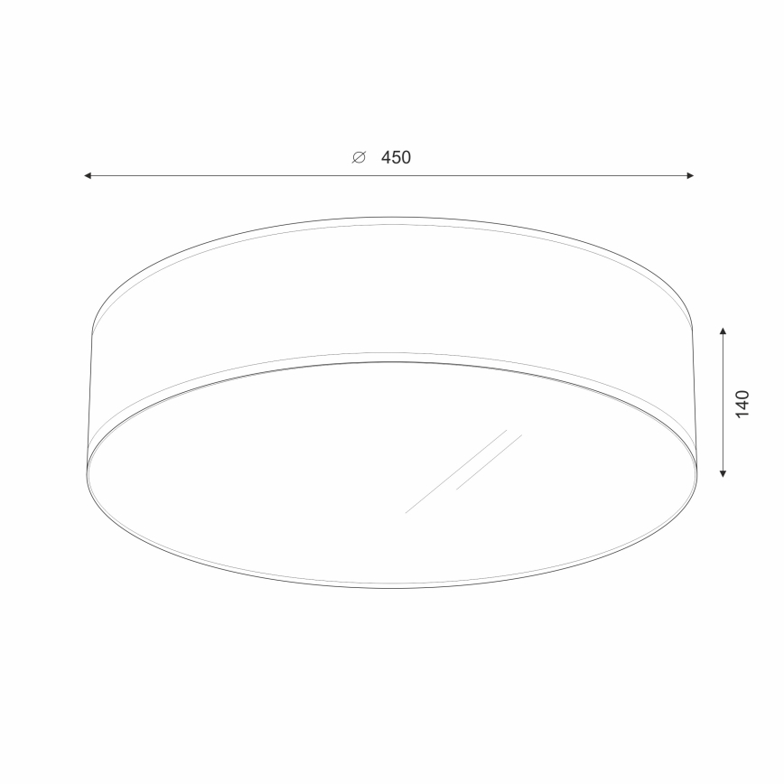 Brilagi - LED Stropní svítidlo SIRIJA LED/36W/230V pr. 45 cm krémová