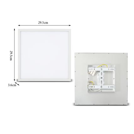 Brilagi - LED Stropní svítidlo SLIMFRAME LED/25W/230V 30x30 cm bílá