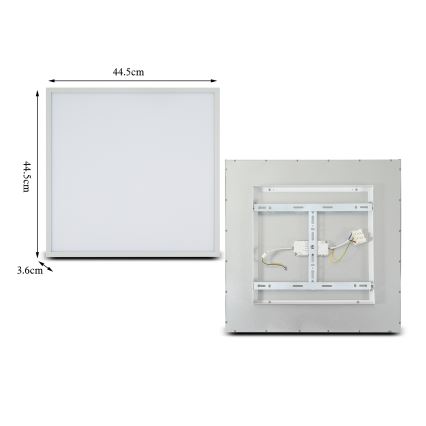 Brilagi - LED Stropní svítidlo SLIMFRAME LED/36W/230V 45x45 cm bílá