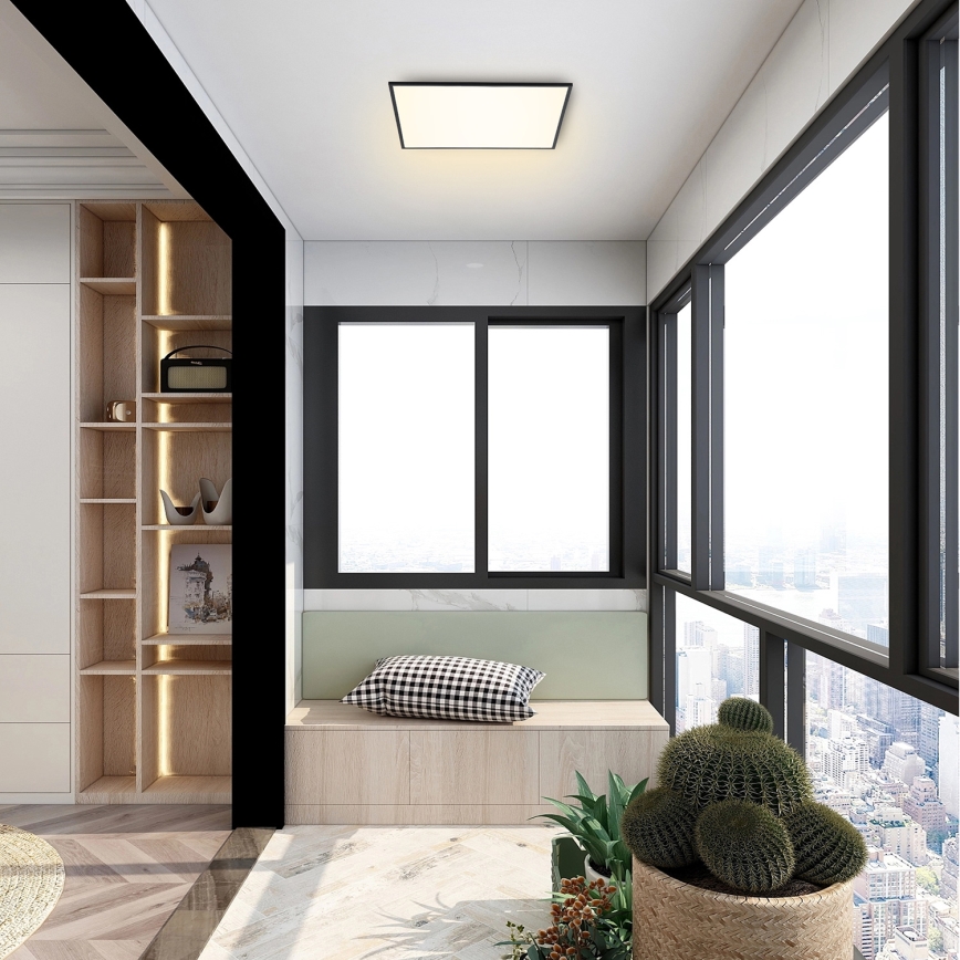 Brilagi - LED Stropní svítidlo SLIMFRAME LED/36W/230V 45x45 cm černá
