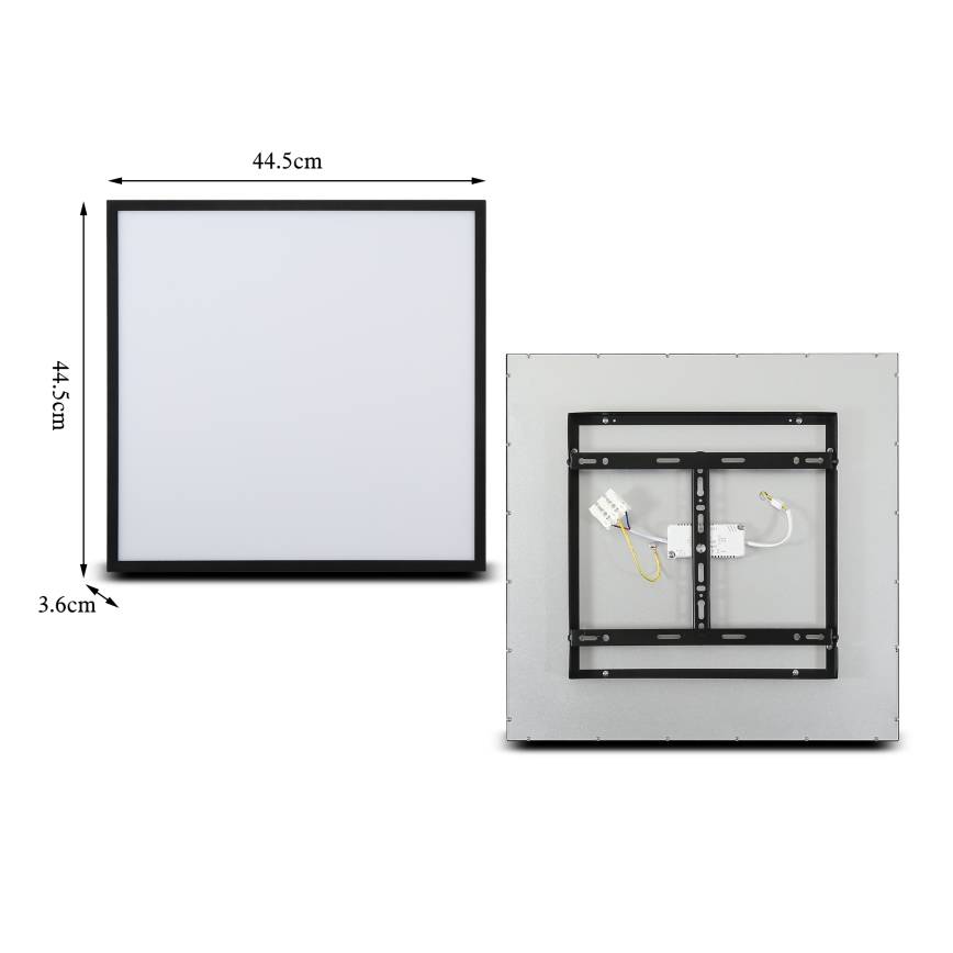 Brilagi - LED Stropní svítidlo SLIMFRAME LED/36W/230V 45x45 cm černá