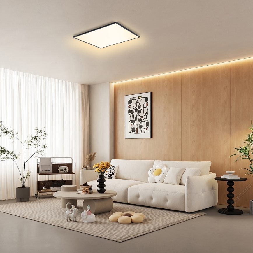 Brilagi - LED Stropní svítidlo SLIMFRAME LED/58W/230V 60x60 cm černá