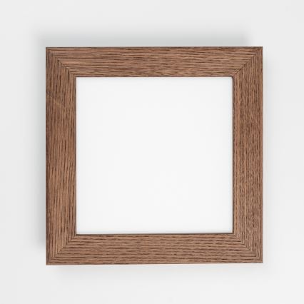 Brilagi - LED Stropní svítidlo SLIMFRAME WOOD LED/25W/230V 34x34 cm tmavě hnědá