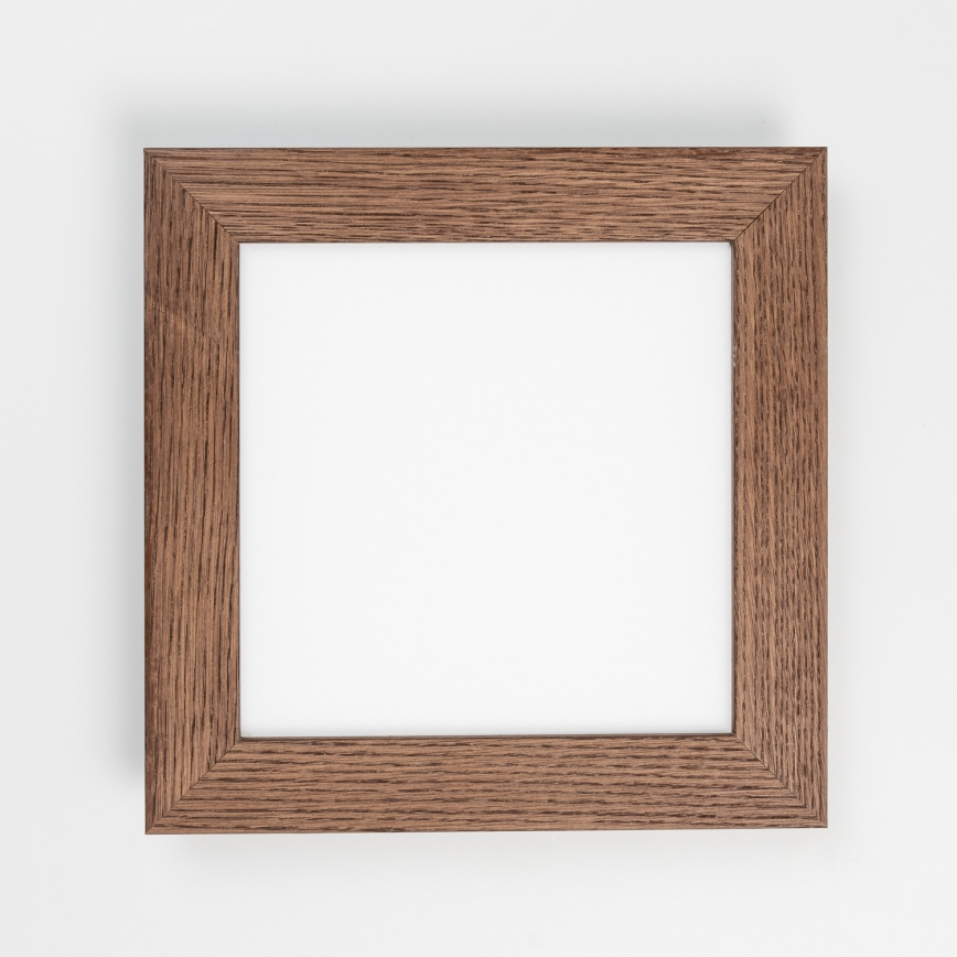 Brilagi - LED Stropní svítidlo SLIMFRAME WOOD LED/25W/230V 34x34 cm tmavě hnědá