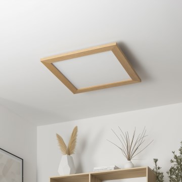 Brilagi - LED Stropní svítidlo SLIMFRAME WOOD LED/36W/230V 49,5x49,5 cm hnědá
