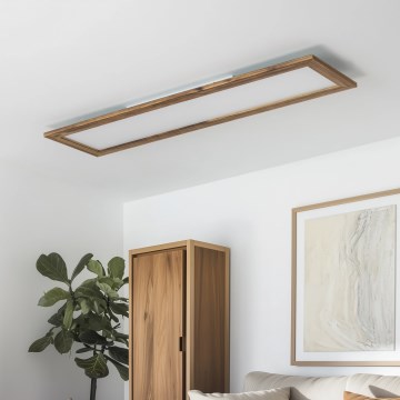 Brilagi - LED Stropní svítidlo SLIMFRAME WOOD LED/58W/230V 124x34 cm hnědá
