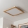 Brilagi - LED Stropní svítidlo SLIMFRAME WOOD LED/58W/230V 64x64 cm hnědá
