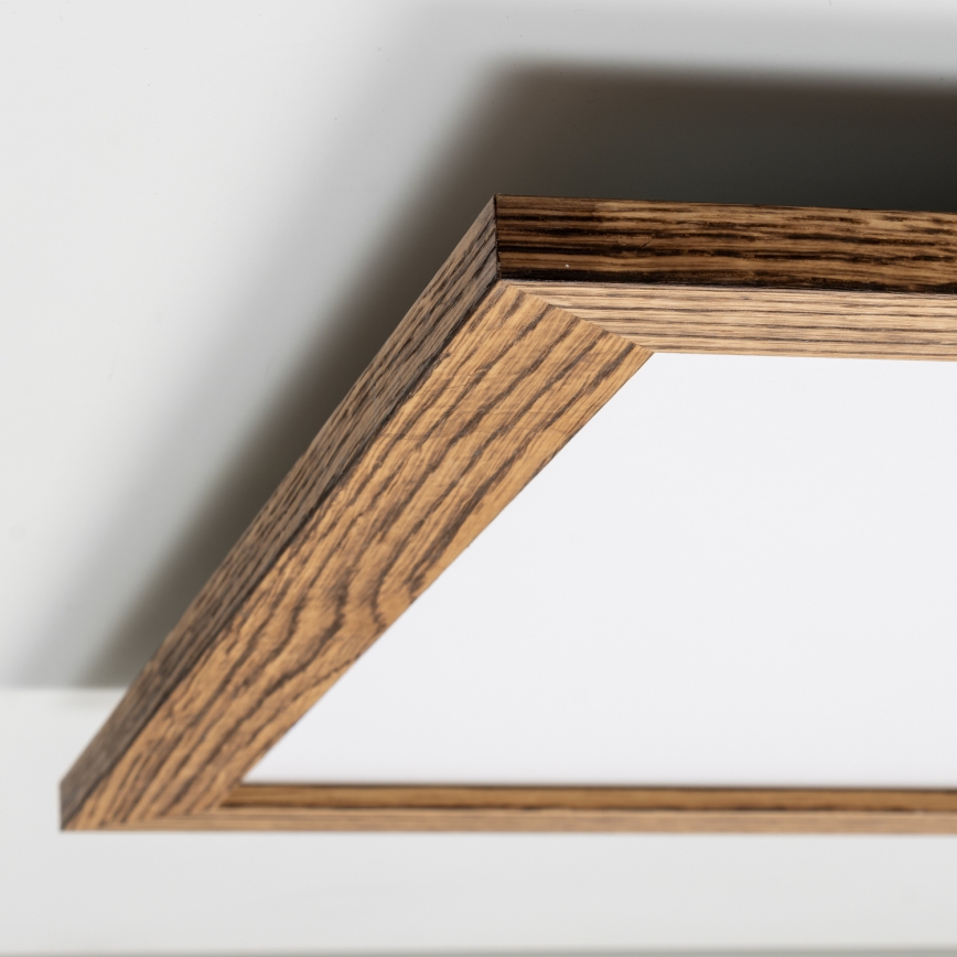 Brilagi - LED Stropní svítidlo SLIMFRAME WOOD LED/58W/230V 64x64 cm hnědá