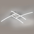 Brilagi - LED Stropní svítidlo STRIPES LED/32W/230V 69x69 cm stříbrná