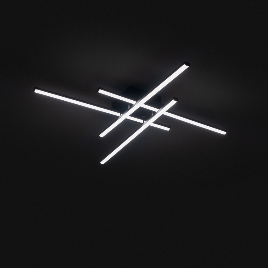 Brilagi - LED Stropní svítidlo STRIPES LED/37W/230V 68x68 cm černá