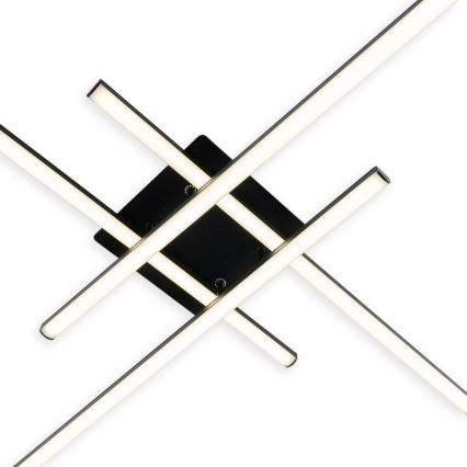 Brilagi - LED Stropní svítidlo STRIPES LED/37W/230V 68x68 cm černá