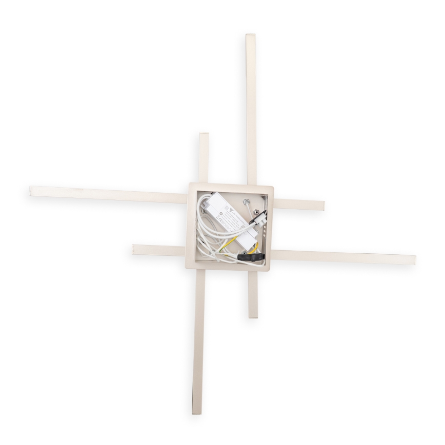 Brilagi - LED Stropní svítidlo STRIPES LED/37W/230V 68x68 cm stříbrná