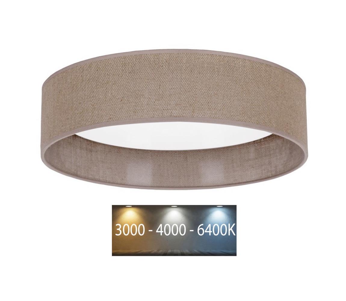 Brilagi Brilagi - LED Stropní svítidlo VELVET LED/24W/230V 3000/4000/6400K hnědá BG0280