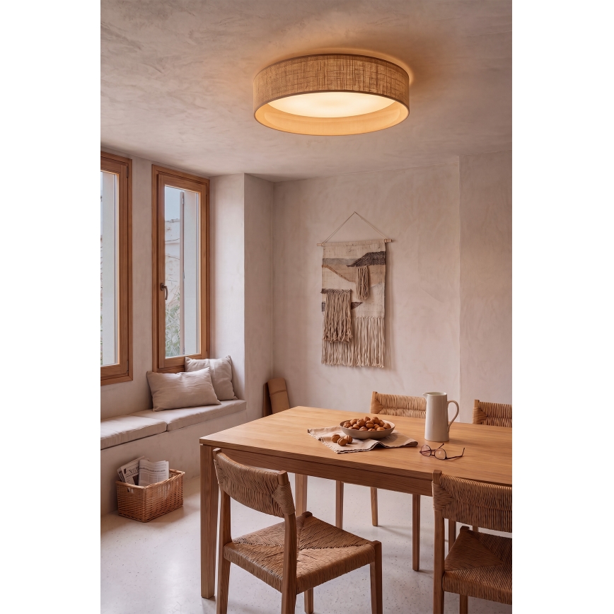 Brilagi - LED Stropní svítidlo VELVET SIMPLE LED/24W/230V 3000K pr. 45 cm béžová
