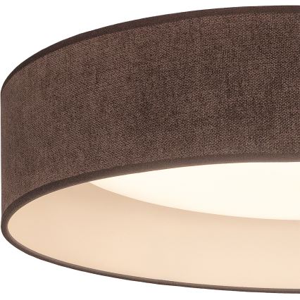 BRILAGI - LED Stropní svítidlo VELVET SIMPLE LED/24W/230V 3000K pr. 45 cm hnědá
