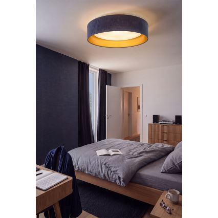 Brilagi - LED Stropní svítidlo VELVET SIMPLE LED/24W/230V 3000K pr. 45 cm modrá