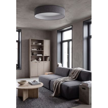Brilagi - LED Stropní svítidlo VELVET SIMPLE LED/24W/230V 3000K pr. 45 cm šedá