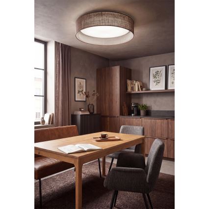 Brilagi - LED Stropní svítidlo VELVET SIMPLE LED/24W/230V 4000K pr. 45 cm hnědá