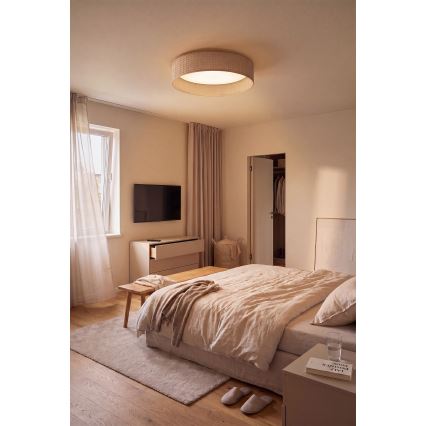 Brilagi - LED Stropní svítidlo VELVET SIMPLE LED/36W/230V 3000K pr. 55 cm béžová