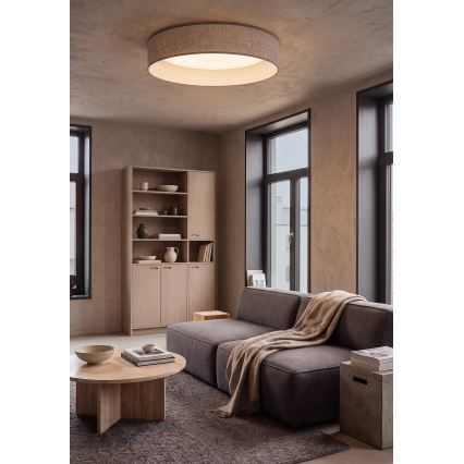 Brilagi - LED Stropní svítidlo VELVET SIMPLE LED/36W/230V 3000K pr. 55 cm šedá