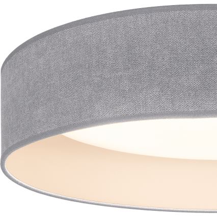 Brilagi - LED Stropní svítidlo VELVET SIMPLE LED/36W/230V 3000K pr. 55 cm šedá