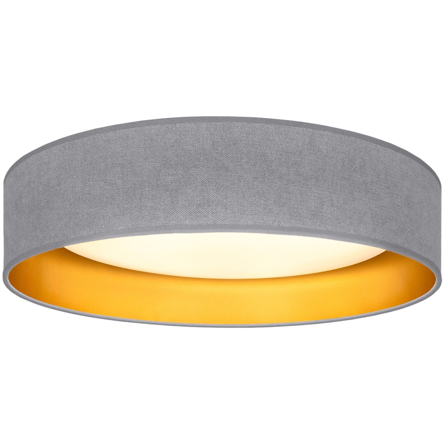 Brilagi - LED Stropní svítidlo VELVET SIMPLE LED/36W/230V 3000K pr. 55 cm šedá/zlatá