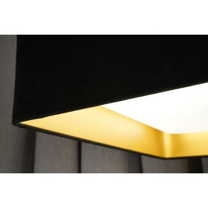 Brilagi - LED Stropní svítidlo VELVET SQUARE LED/24W/230V černá