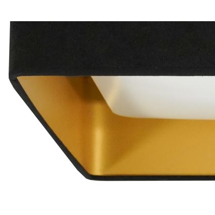 Brilagi - LED Stropní svítidlo VELVET SQUARE LED/24W/230V černá