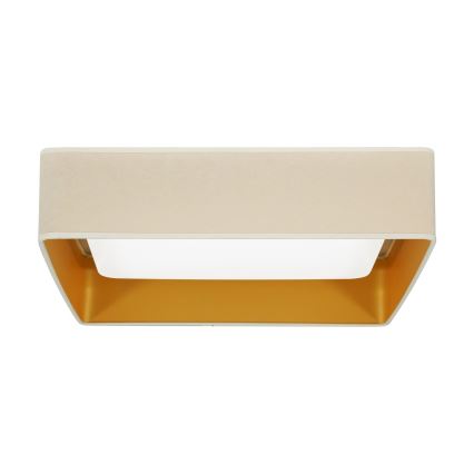Brilagi - LED Stropní svítidlo VELVET SQUARE LED/24W/230V krémová