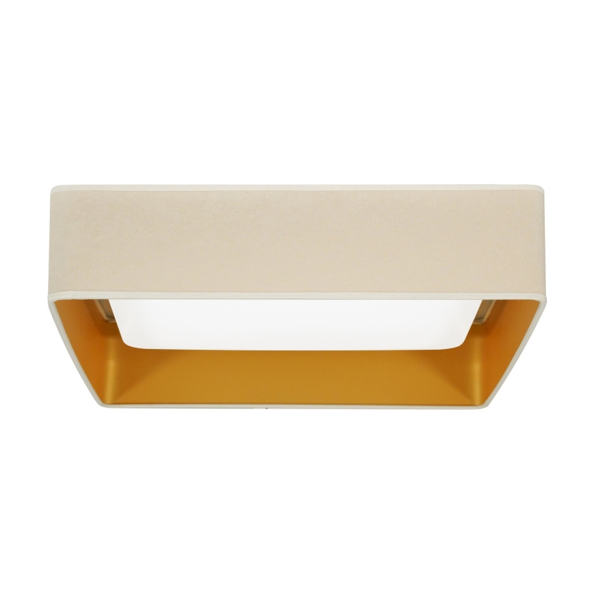 Brilagi - LED Stropní svítidlo VELVET SQUARE LED/24W/230V krémová