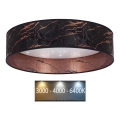 Brilagi - LED Stropní svítidlo VELVET STAR LED/36W/230V pr. 55 cm 3000K/4000K/6400K černá/měděná