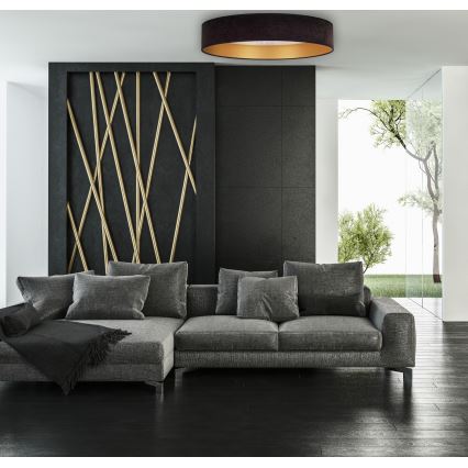 Brilagi - LED Stropní svítidlo VELVET STAR LED/36W/230V pr. 55 cm 3000K/4000K/6400K černá/zlatá