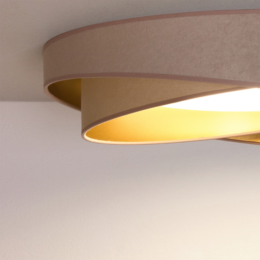 BRILAGI - LED Stropní svítidlo VELVET TWIST LED/24W/230V 4000K pr. 55 cm béžová/zlatá