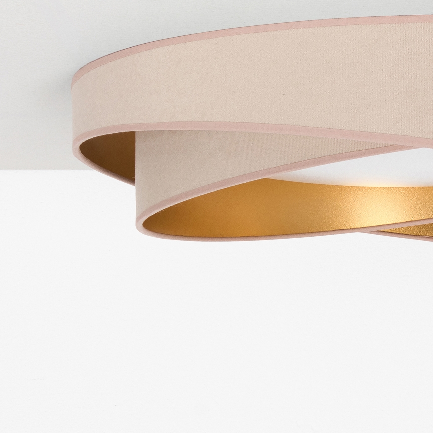 BRILAGI - LED Stropní svítidlo VELVET TWIST LED/24W/230V 4000K pr. 55 cm béžová/zlatá
