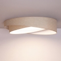 Brilagi - LED Stropní svítidlo VELVET TWIST LED/24W/230V 4000K pr. 55 cm béžová