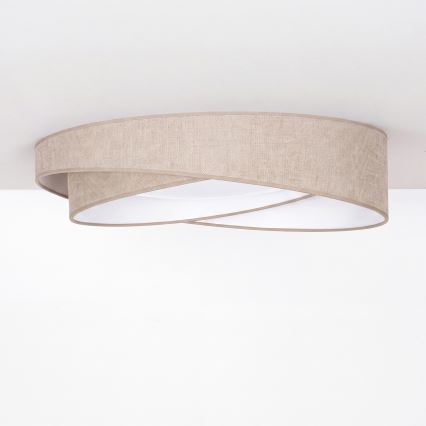 BRILAGI - LED Stropní svítidlo VELVET TWIST LED/24W/230V 4000K pr. 55 cm béžová